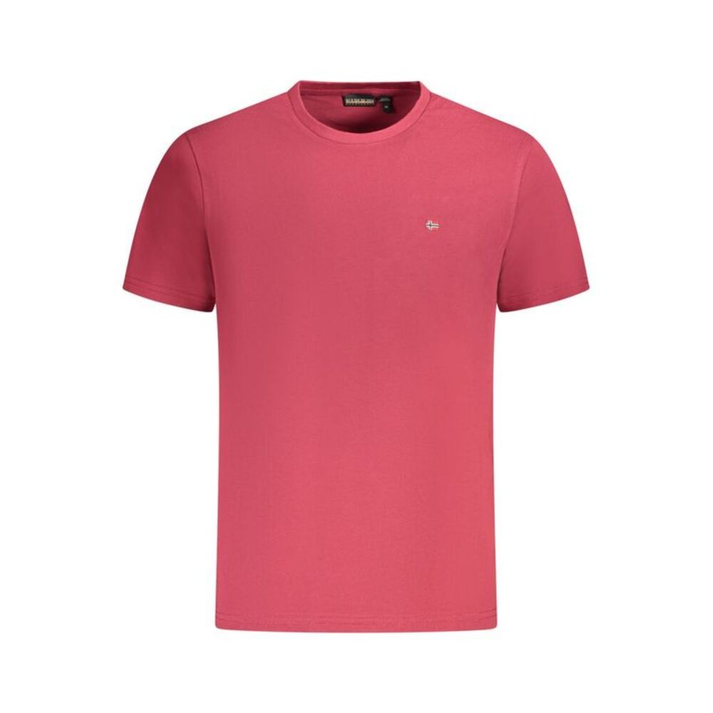 Napapijri Rosso Cotton Men's Men's T-Shirt